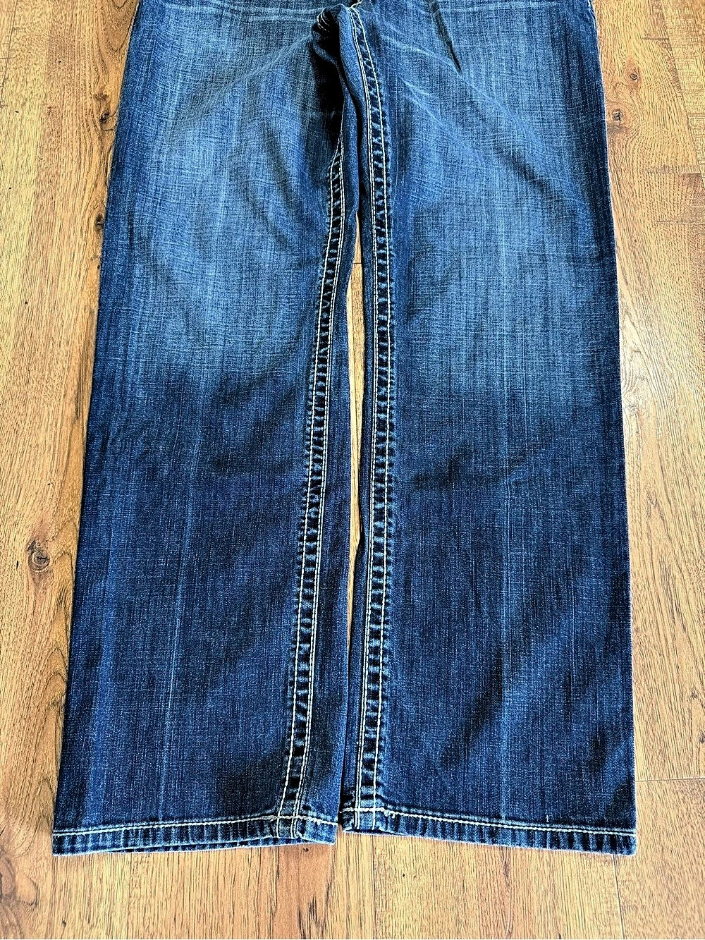 CINCH Men's Blue Medium Wash Denim Straight Leg Jeans Relaxed Fit Stretch - Picture 6 of 13